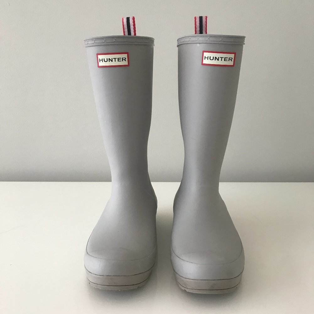 Hunter Zinc Grey Play Rain Boots